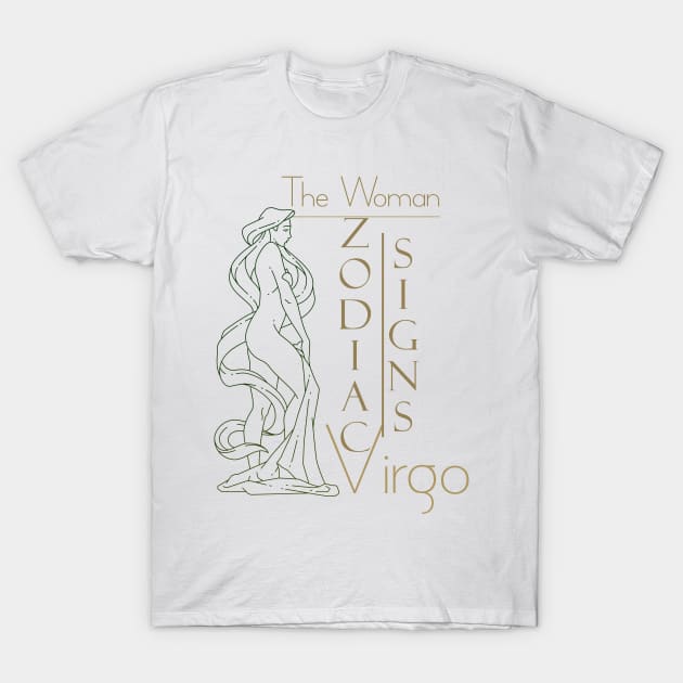 The women  Virgo T-Shirt by KrasiStaleva